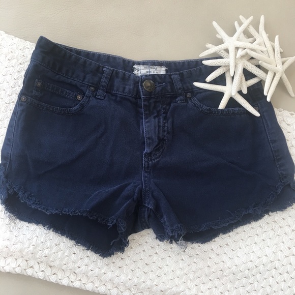 Free People Pants - Free People Shorts (Blue)